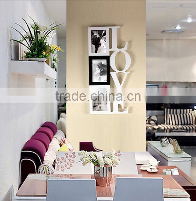 wooden picture frame/love photo frame