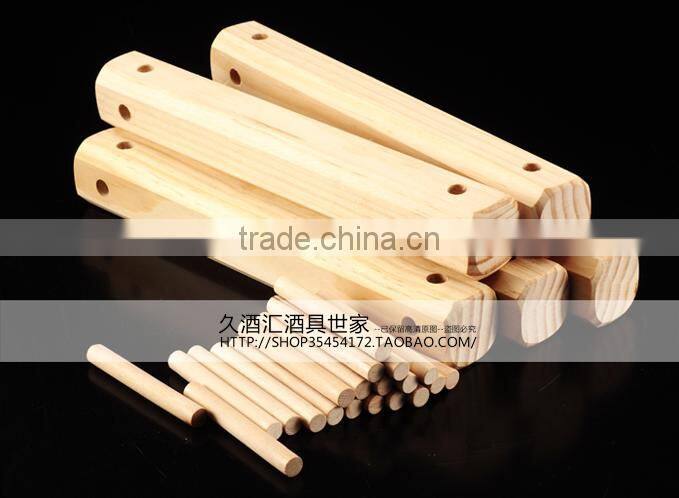 Solid pine Wine Rack Handmade Wooden Wine Rack With Lighting handmade wooden wine rack with low price