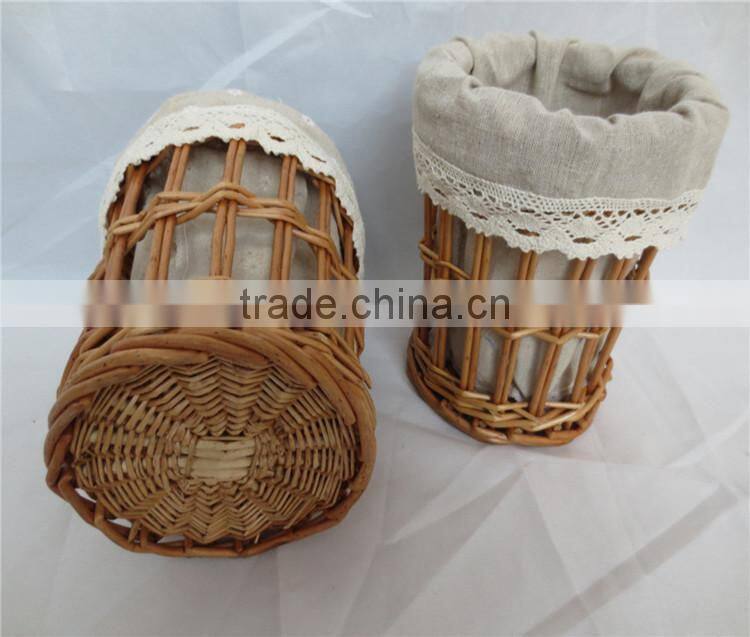 squel milk white wicker basket