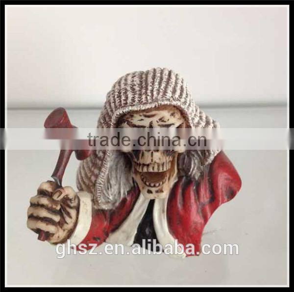 Custom collectible World War Two soldier skull bust model china manufacturer