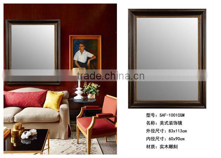 Hand Carved Decorative Wood Mirror Frame Moulding