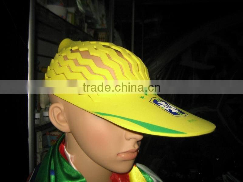 Wholesale EVA visors cap& card board sun visors with good quality