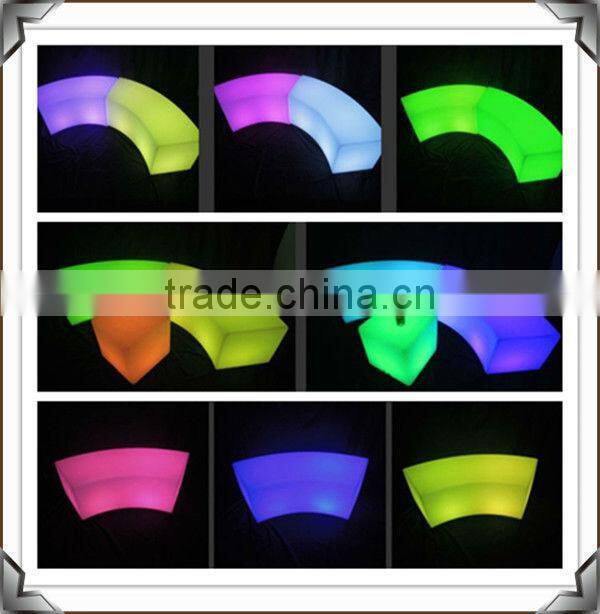 led light chairs with led strip for night club / pub