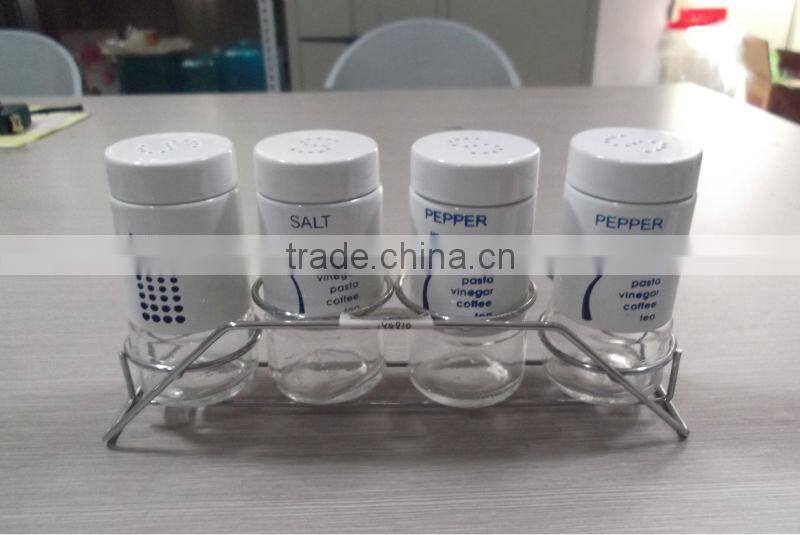 round glass storage jar