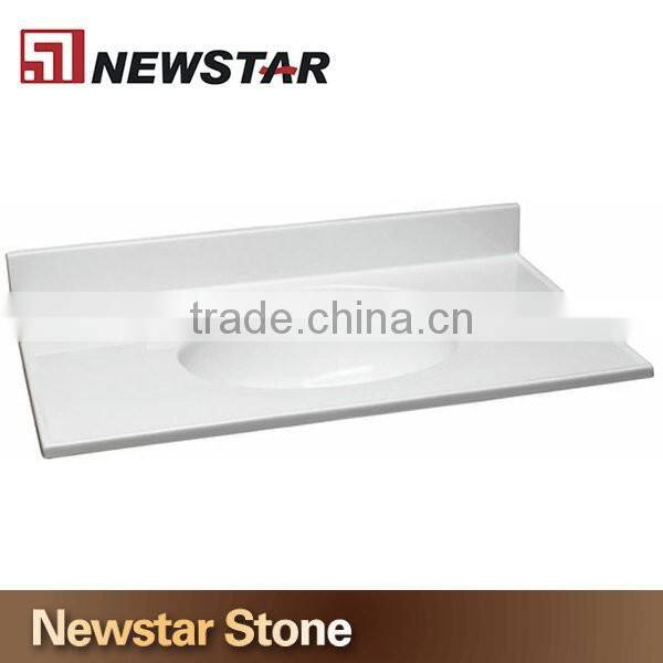 Cultured marble bathroom vanity top