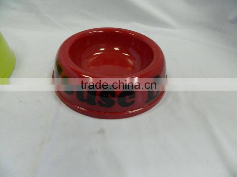 Meneed melamine sole color plastic novelty pet bowl with color changing bowl