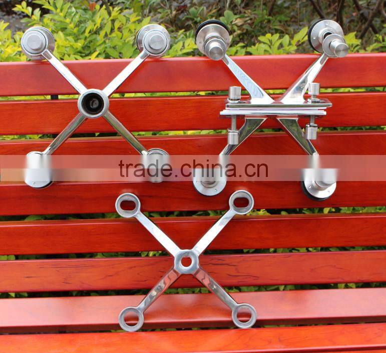 Curtains accessories Inox 304 glass spider stainless steel hardware item