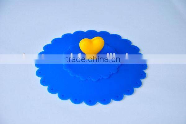 2014 brand new FDA LFGB flower silicone adjustable pot lid