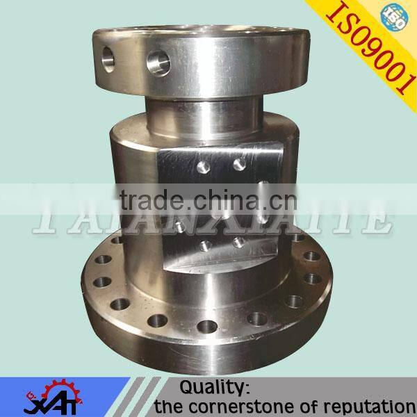 cast steel valve body/valve parts castingsodium silicate-bonded sand casting is used for pipeline valves