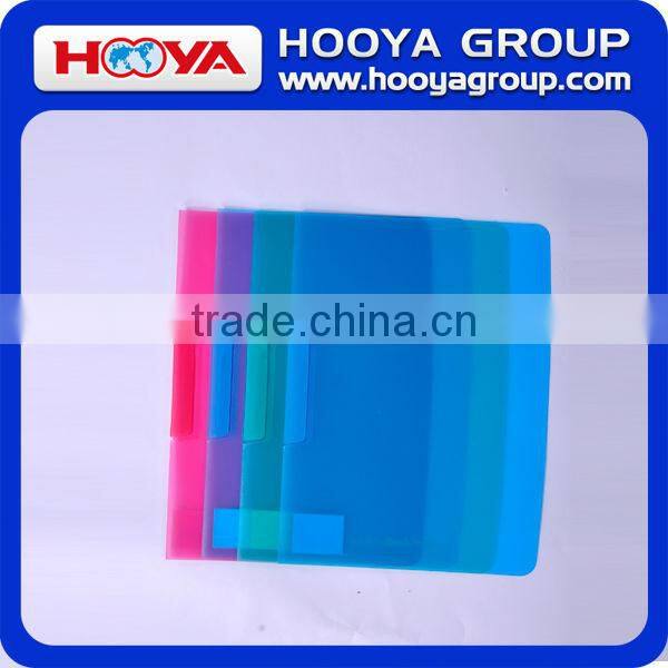 wholesale promotional cheap stationery transparent plastic A4 paper file