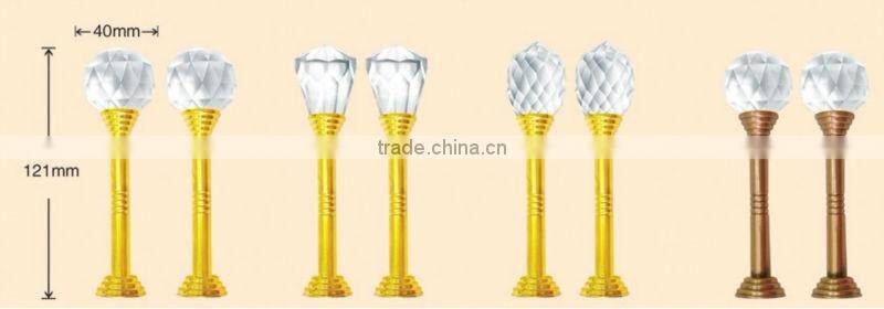 2015 competitive price crystal curtain hook