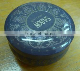 Round shape package metal box with lid