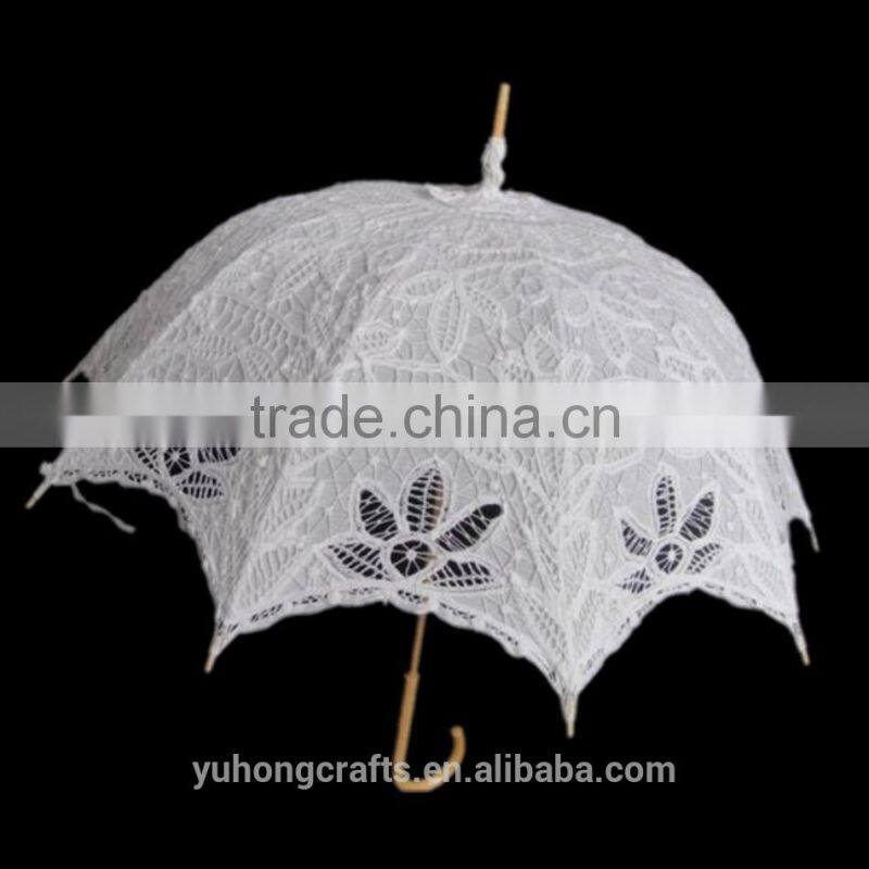 Hand lace umbrella for wedding gift