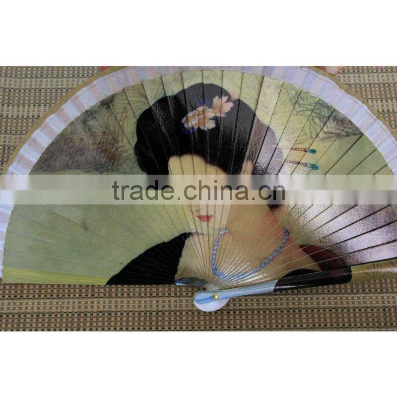 wedding decorations Spanish wood handheld fan
