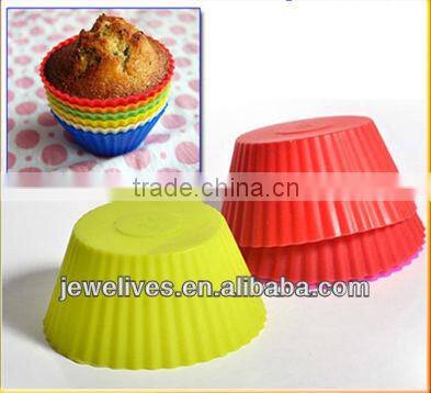 Silicone Mold Cake Moulds Soap Molds Muffin Cups Jelly