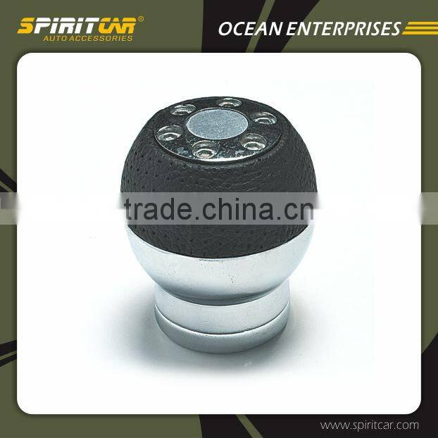 Genuine Leather Aluminium Alloy Good Quality Golf Shift Knob / Car Shift Knob
