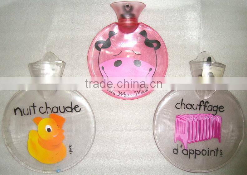 PVC Hot water bottle with inner toy
