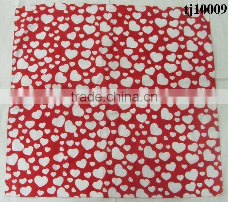Custom design polyester and cotton designer kerchief in trendy style