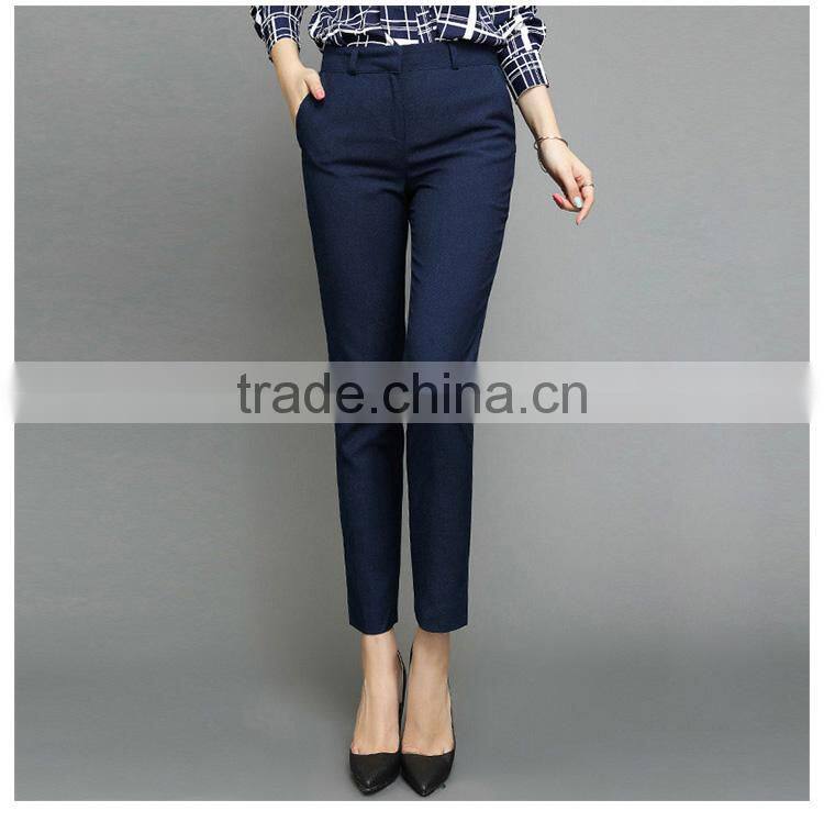 Female trousers pants nine leisure 2017 new spring seven skinny pants suit trousers commute custom made