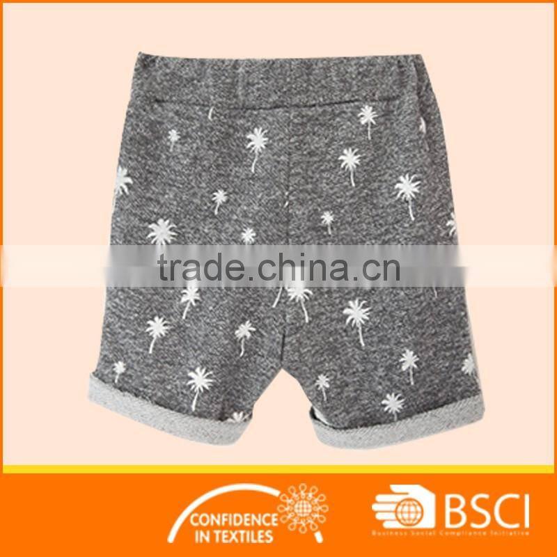 Girls Roll Up Hem Pant Printing Summer Out Wear Board Shorts