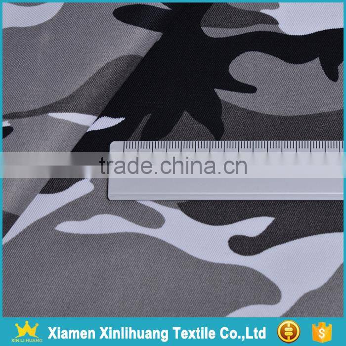 Top Quality Stain Proof 100 Polyester Camo Printed Gabardine Fabric for Workwear