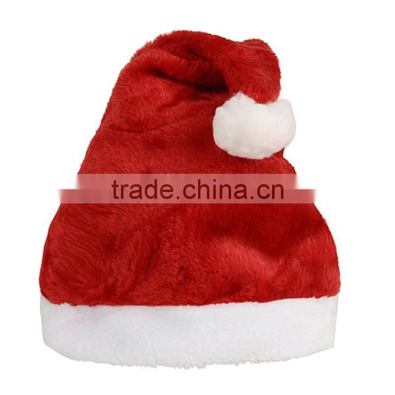 Decoration Red and White Ornament Santa Clause Christmas Hats Handmade Christmas Santa Hat