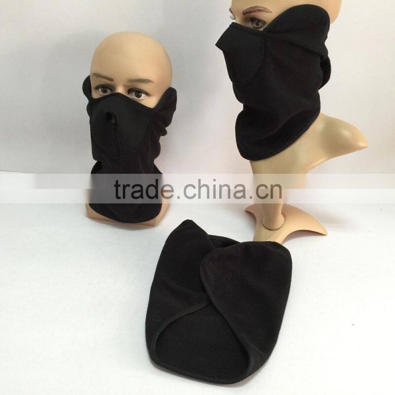 sport winter 100% polyester balaclava hood army colourful motorcycle polar fleece balaclava wear as scarf & hat