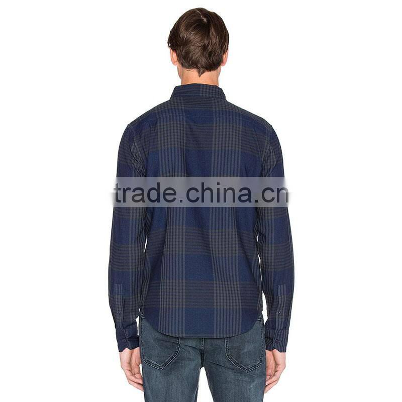 OEM service new designer plaid winner mens heavy cotton flannel shirts