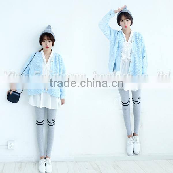 The letters leisure pattern bulk leggings