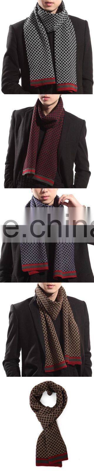 Latest Design High Quality Custom Men's Viscose Scarf Factory China
