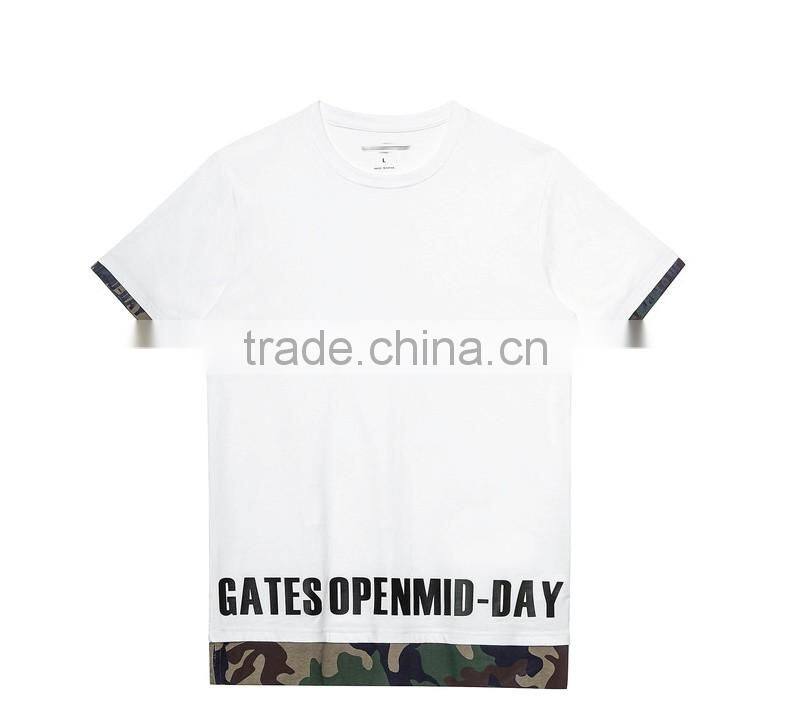 2017 Fashion design customized tshirt printing men t shirt