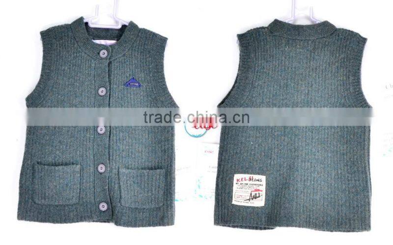 2016 bank uniform wool heavy sweater vest