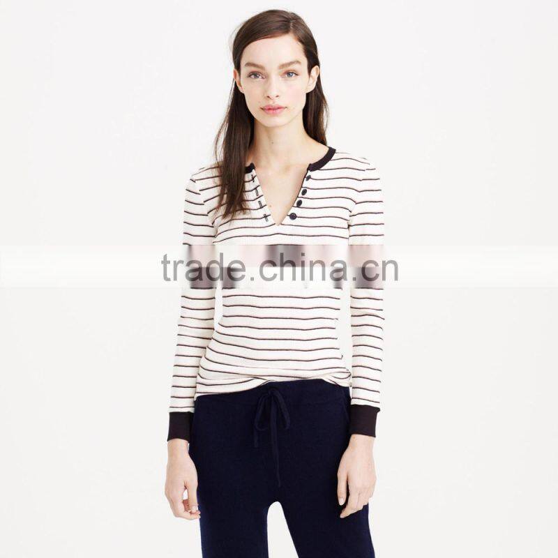 v neck soft female sex sleepwear with button in bulk