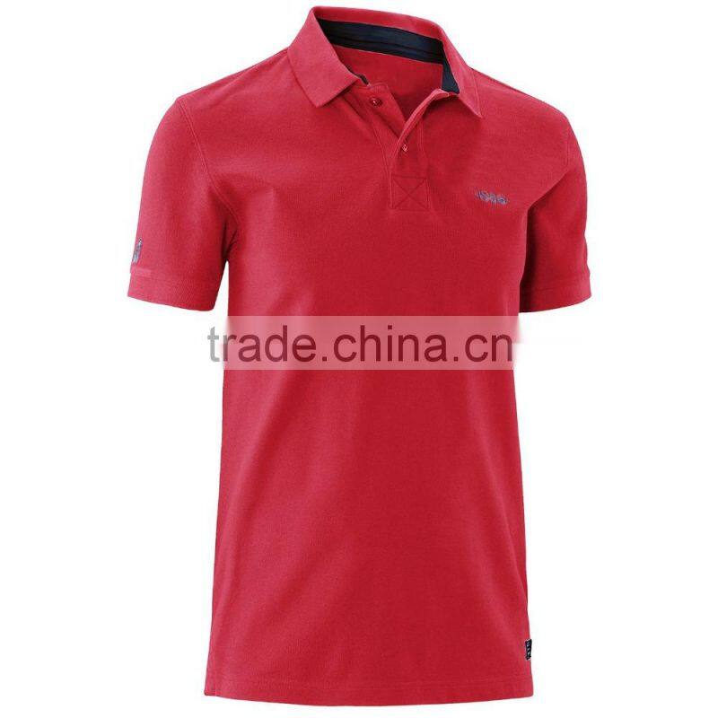 summer comfortable polo neck t-shirt man with custom logo