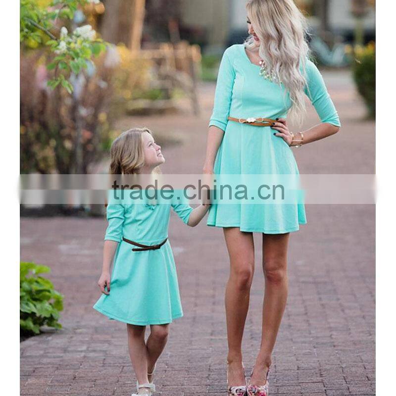 Family Matching Clothing Mother Daughter Matching Dress Fashion Dress Summer Style
