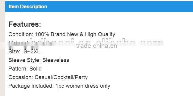 Hotsales Summer lady Elegant Vintage Retro Dress party bodycon mini dress