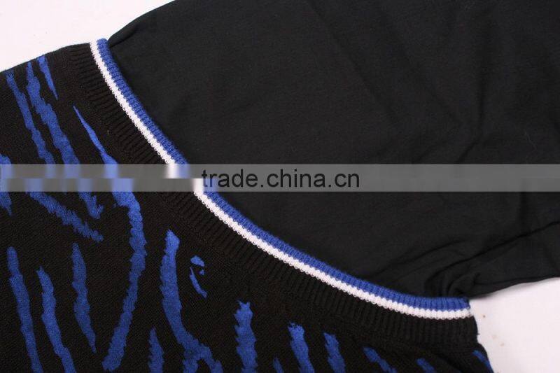 Loose Fit American Blue Sweater For Boys