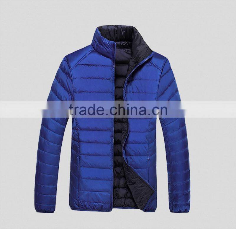 2016 men's warm winter customized down jacket