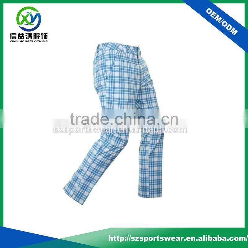 Moisture Wicking Peformance Sublimation Breathable Golf Pants For Man