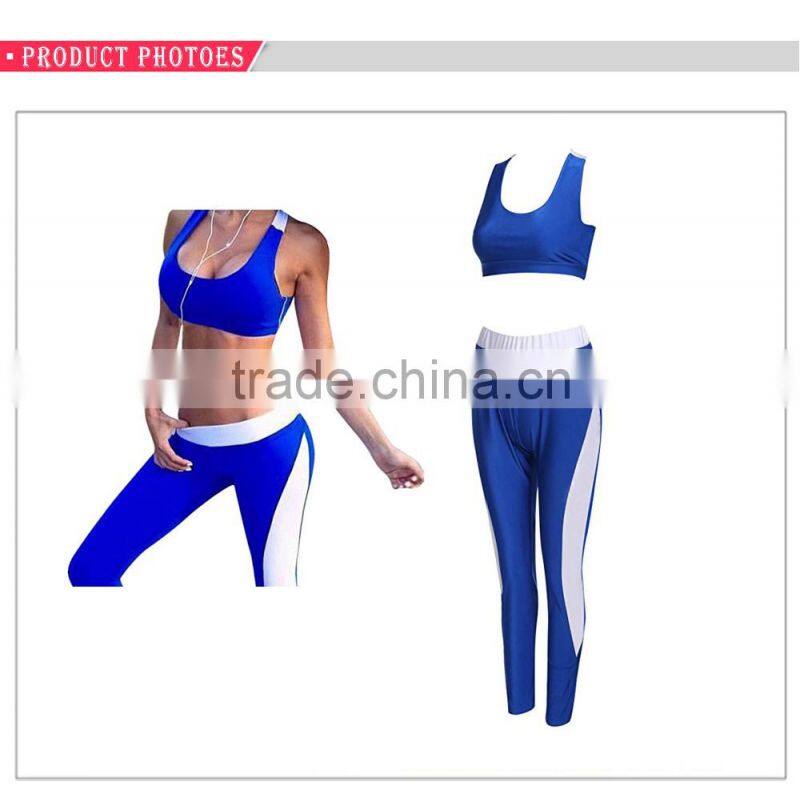 Fashion Gym & Yoga Tops And Pants Clothing Set Fitness Yoga Wear Set 2016