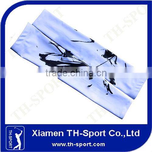 sports blank cycling arm compression sleeve