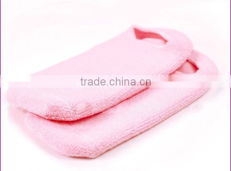 Moisturing and spa gel heel socks spa socks for cracked heel