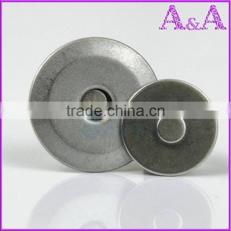 nickel free lead free magnetic button silver magnetic snap button for leather handbag