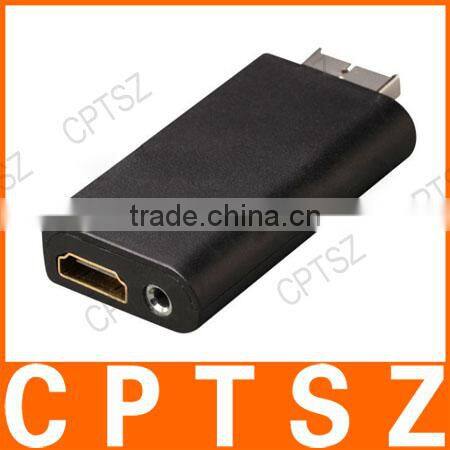 PS2 Male to HDMI Female Converter Adapter - Black