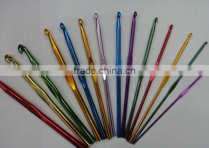 High-grade aluminum crochet hook sets made in China