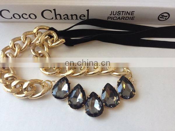 Hot selling and cheap double C imitation jewellery designs necklace
