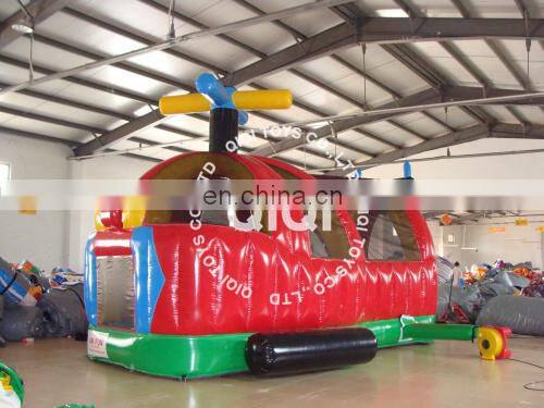 2014 newly inflatable airplane toy, inflatable airplane castle house for sale