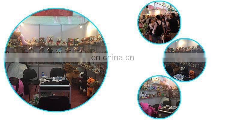 8" sitting height light brown stuffed plush Teddy Bear toy with CE certificate