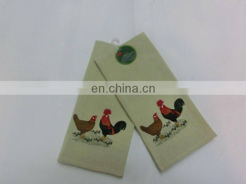 yarn dyed striped & checked kitchen towels,5 sets