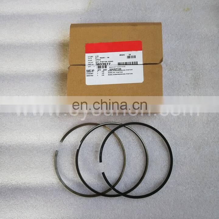 China manufacture M11 QSM11 Diesel engine piston ring set 3803977 3803705